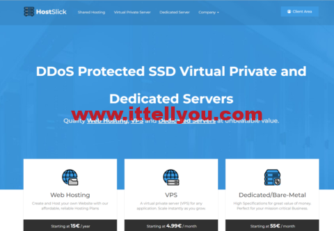 HostSlick：荷兰分销虚拟主机，100GB空间/不限流量/不限域名/不限子账号/独立IP，€12/半年
