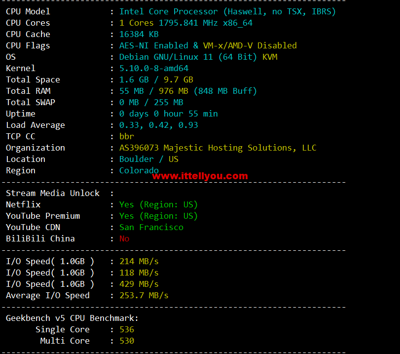 VmShell：圣何塞10Gbps全媒体服务器，29.99USD/年付(真实支持美区HULU)，支持新购三日内无条件退款，简单测评