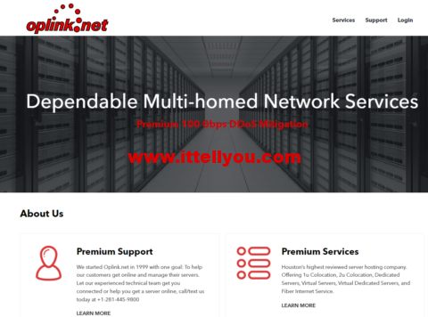 Oplink：美国vps，休斯顿机房，2核/4GB内存/1TB SSD硬盘/2TB流量/10Gbps带宽，/月起