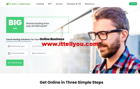 Greenwebpage：香港vps，1核/1GB内存/20GB SSD硬盘/1TB流量/1Gbps端口，€29.94/年，可选香港/洛杉矶/欧洲机房