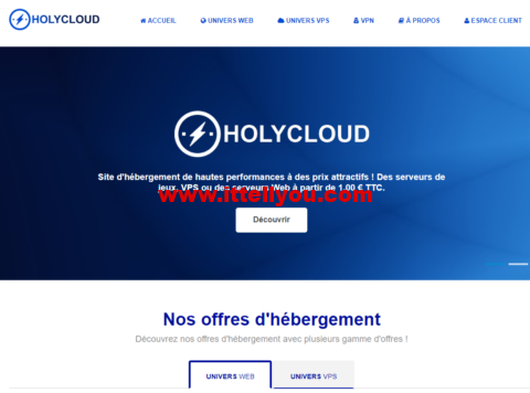 #刷PT#HOLYCLOUD：法国vps，1核AMD/4G内存/50G SSD硬盘/不限流量/1Gbps带宽，月付€3.5起