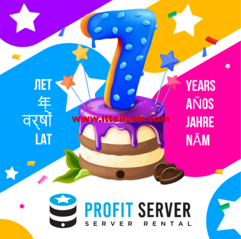 #7周年庆#ProfitServer：多国VPS五折优惠，100Mbps不限流量，.44/月，俄罗斯物理机6折优惠，.8/月起