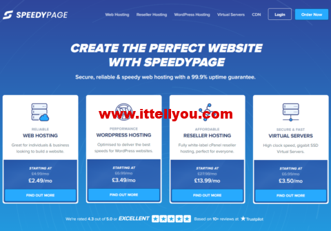 SpeedyPage Ltd：英国vps，1核/1GB内存/15GB SSD硬盘/1TB流量/1Gbps端口，£2.1/月起，可选英国/美国机房