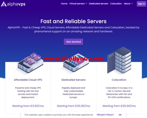 AlphaVPS：OpenVZ架构vps，4核/2GB内存/15GB SSD/1TB流量/1Gbps带宽，€3.50/月，可选洛杉矶/纽约/保加利亚/伦敦/纽伦堡机房