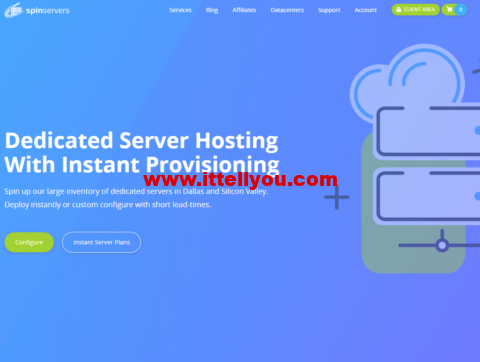 spinservers：美国独服，硅谷/达拉斯机房，100M-1Gbps不限流量，8/月起