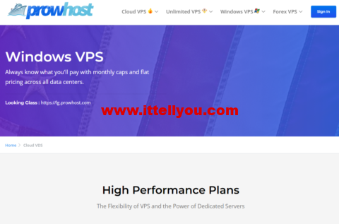 ProwHost：堪萨斯 windows vps，1核/6G内存/50G NVME硬盘/5TB流量/1Gbps带宽，.42/首月