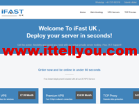 ifast.uk:英国vps,首月5折优惠,1核/1G内存/30G SSD硬盘/1TB流量/2Gbps带宽,£3.99/月起