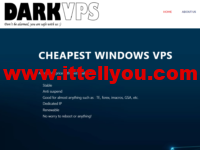 DarkVPS：便宜windows vps，加拿大机房，1核/1GB内存/30GB SSD硬盘/不限流量/100Mbps带宽，$4/月起