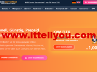 DeinServerHost：德国vps，1核/4GB内存/25GB NVMe硬盘/不限流量/1Gbps带宽，€1.95/月起