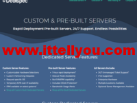 #黑五#Dedispec：美国西弗吉尼亚机房服务器，2*L5420/24GB内存/4TB硬盘/10TB流量/100Mbps带宽，$239/年