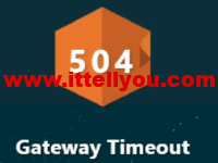 504 gateway time out错误如何解决?修复网站上的504错误