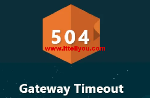 1661178164 504 gateway time out