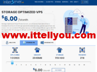 InterServer:美国便宜大硬盘vps,新泽西机房,1核/2GB内存/1TB硬盘/2TB流量/10Gbps带宽,$3/月起