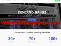 #抗投诉服务器#Formohost：泰国独立服务器，I3-3240/8G内存/500G硬盘/100M带宽不限流量，$180/月起