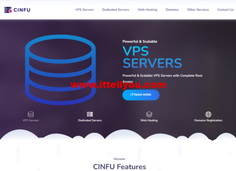 Cinfu：新用户五折优惠，免费按需 DDOS 保护高防VPS，OpenVZ虚拟架构，1核/2GB内存/50G硬盘/1Gbps带宽@不限流量，.76/月起