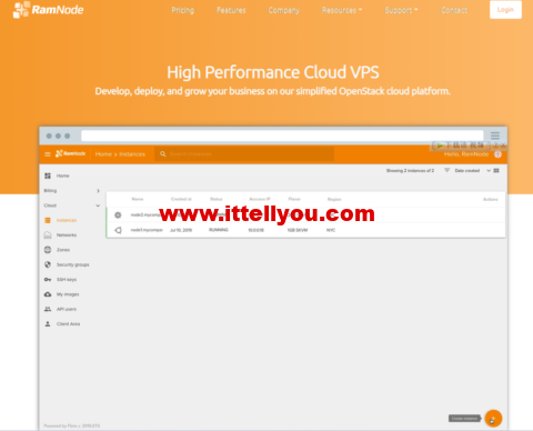 #黑五#RamNode：小时计费vps，充值送50%余额，特价OVZ VPS，1核/1GB内存/40G SSD/1TB流量/1Gbps带宽，/年