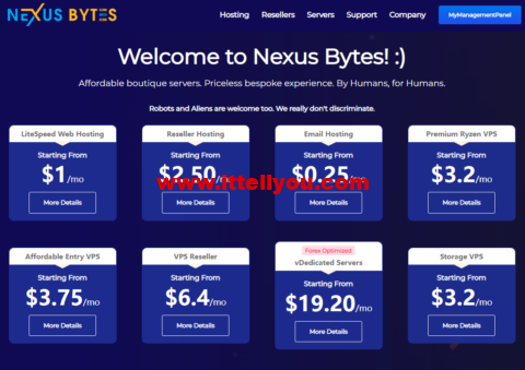 NexusBytes：美国/英国/荷兰存储型VPS，2核/0.5G内存/500 GB/2500GB流量/1Gbps带宽，.20/月起