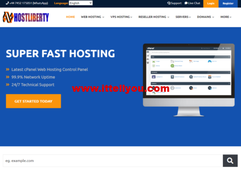 Host Liberty：国外VPS，多达30个数据中心，免费Windows，包括香港、日本、新加坡和很多冷门机房，.99 /月起