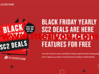 #黑五预热#CloudCone：洛杉矶mc机房SC2线路vps，1核/1G内存/20G SSD硬盘/3TB流量/1Gbps带宽，仅需$32.94/年起