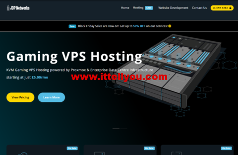 #黑五#JDP Networks：日本/新加坡/美国/欧洲vps，2核@AMD Ryzen/4GB内存/40GB SSD/不限流量/1Gbps带宽，£2.5/月起