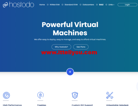 Hostodo：2核/2GB内存/20GB NVMe/5TB流量/1Gbps带宽，/年，可选拉斯维加斯/迈阿密等机房，免费DirectAdmin授权