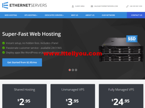 EtherNetservers：美国便宜vps，1核/1G内存/40G硬盘/1TB流量/1Gbps带宽，.95/年，可选洛杉矶/新泽西机房