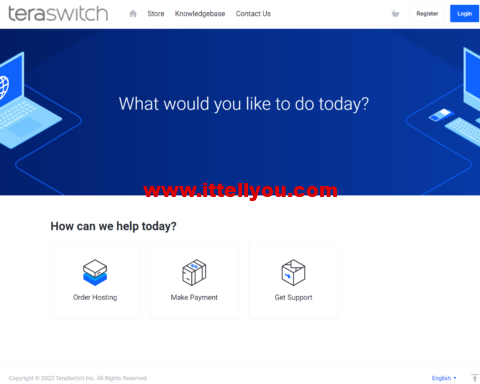 teraswitch：美国东海岸，OpenStack，1g内存/1核/25gSSD/1T流量，/月