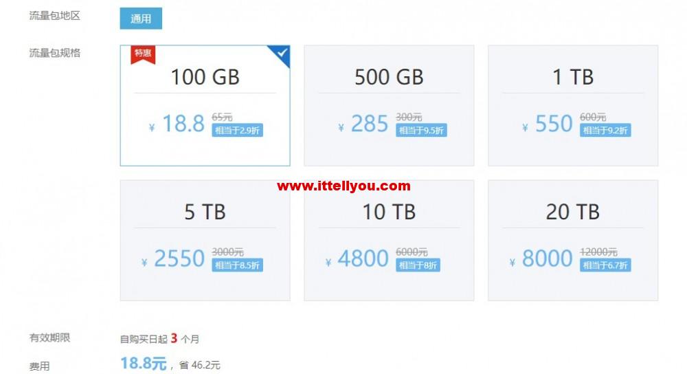 FastCache：有香港直连节点，100GB通用流量包，18.8元，注册送1T流量包