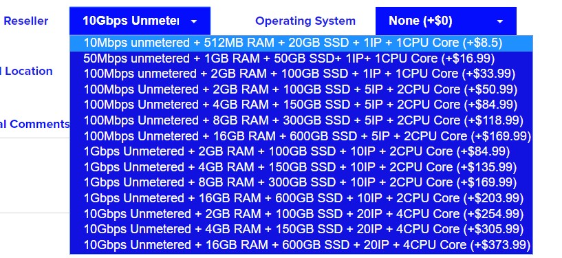FDCServers：.98/月/256MB内存/10GB SSD空间/不限流量/5Mbps-10Gbps端口/KVM/香港/日本/新加坡/NTT