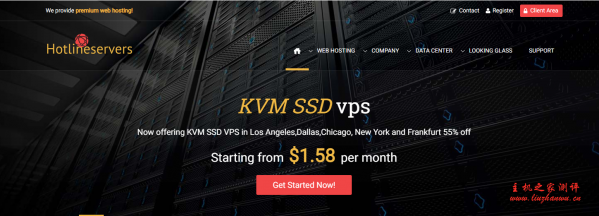 hotlineservers：.58/月/512MB内存/20GB SSD空间/10TB流量/1Gbps端口/KVM/洛杉矶/芝加哥/达拉斯/纽约/德国
