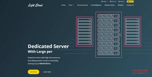 LightHosting：.5/月/1GB内存/30GB SSD空间/不限流量/10Mbit-30Mbit端口/KVM/马来西亚