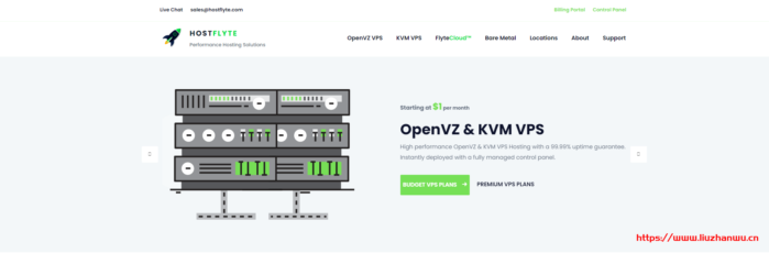 hostflyte：1核/1G/15G SSD/2T流量/1Gbps/KVM/洛杉矶/半年付