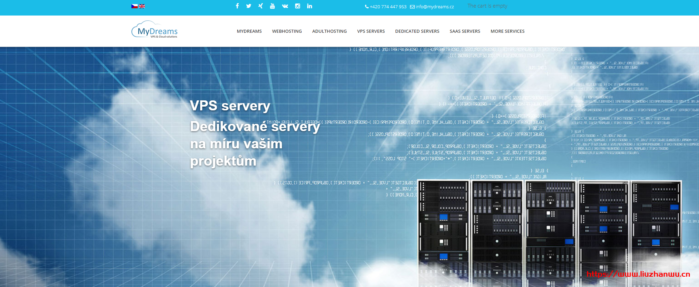 MyDreams：/月/E3/8G内存/500GB硬盘/不限流量/200Mbps带宽/捷克/匿名主机
