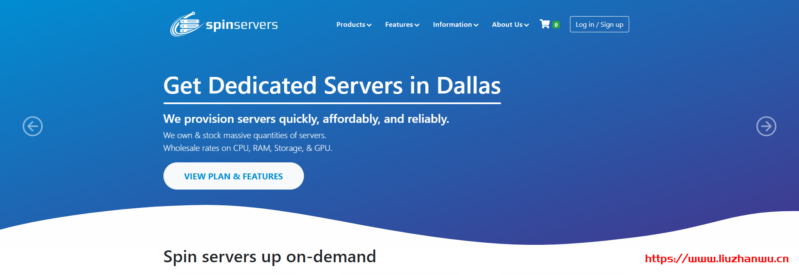 spinservers：圣何塞机房，9/月，2*e5-2683 v4，512G DDR4，2 * 3.84T SSD，10Gbps带宽