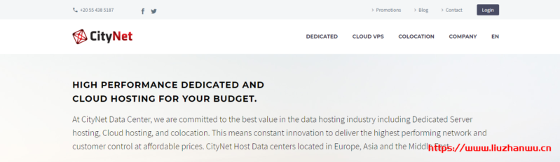 CityNet：.5/月/I5-2400/16GB内存/1TB盘/DDOS/30TB流量/1Gbps端口/埃及/英国/土耳其