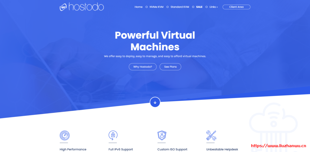 Hostodo五月活动：美国拉斯维加斯VPS送双倍NVMe硬盘，19.99美元/年，支持支付宝，填写表格另送1美元