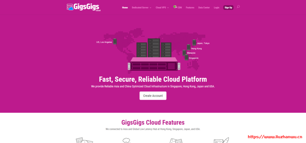 gigsgigscloud：/月，美国VPS，电信和移动走cn2 gia+联通走as9929，1Gbps带宽，免费快照