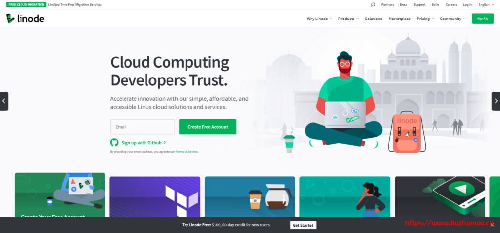 linode：2021年最新优惠码整理，新用户注册送100美元，日本/新加坡/美国多机房可选