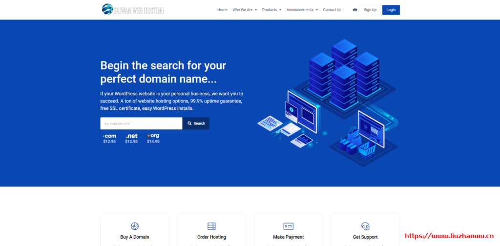 taiwanwebhosting：100M带宽台湾VPS，hinet机房，直连大陆，/月起步价