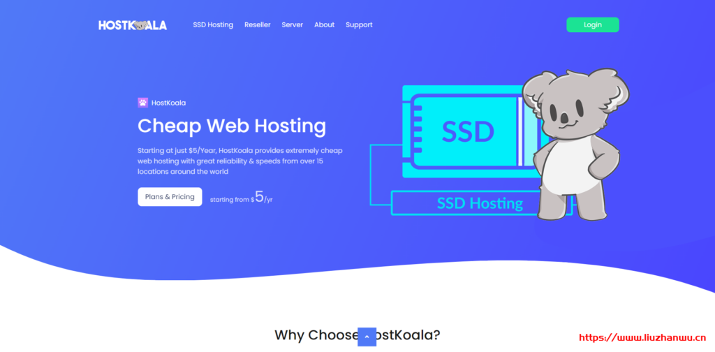 HostKoala：/年/1GB NVMe空间/100GB流量/新加坡/香港/美国/欧洲等