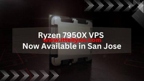 RackNerd：圣何塞机房AMD Ryzen7950X高性能vps，1核/1.2GB/25GB/2.5TB@1Gbps带宽，.88/年