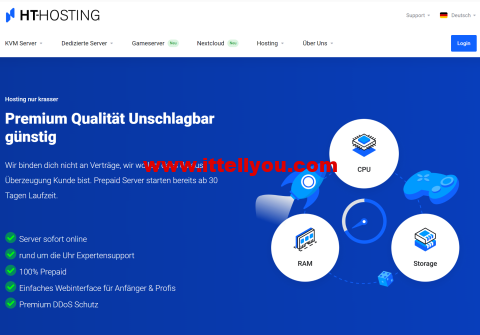 HT-Hosting：德国vps，4核@AMD EPYC/16GB DDR 4/125GB NVMe/2Gbps@5 TB，€4.49/月起，免费DDOS/Windows