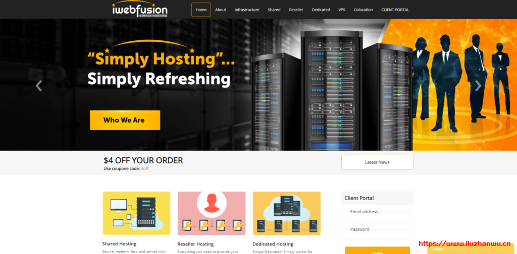 iwebfusion：20年历史的老牌商家，高配美国vps，/月，4G内存/1核/30gSSD/2T流量