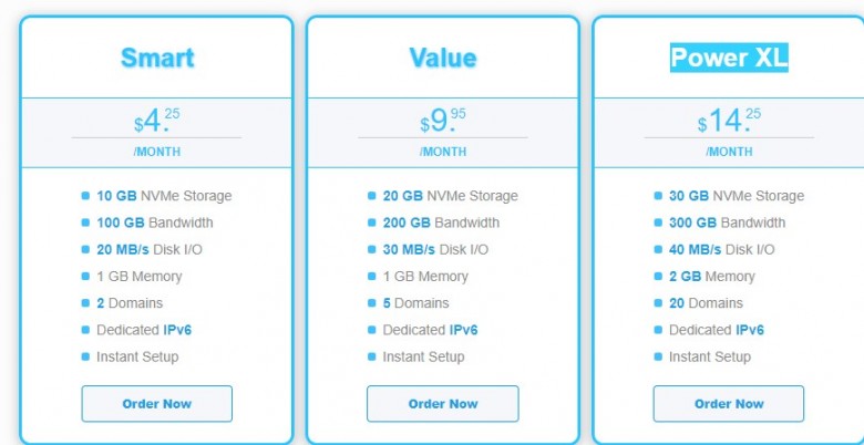 MechanicWeb：新加坡/洛杉矶等虚拟主机，10GB NVMe空间，100GB月流量，月付3.4美金
