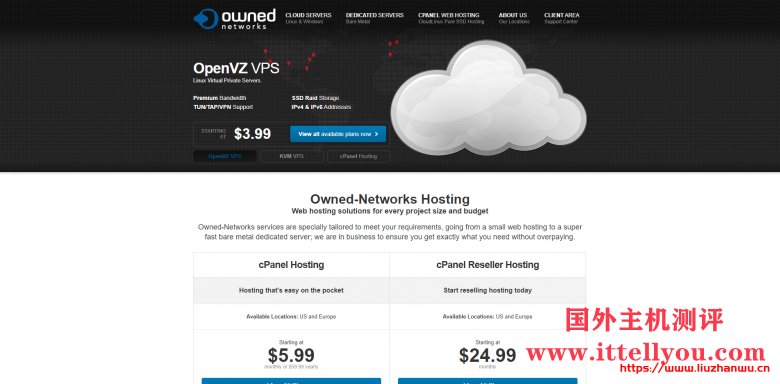 Owned-Networks最新促销：洛杉矶、西雅图、达拉斯、纽约、北卡、迈阿密VPS，KVM虚拟化5美元/月可选Windows，OpenVZ虚拟化13美元/年