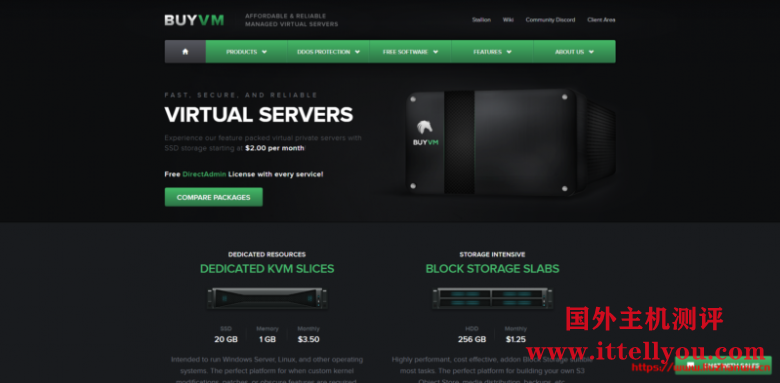 Buyvm：VPS/块存储补货通知/AMD Ryzen高性能VPS/1Gbps端口不限流量/免费DirectAdmin、Blesta、windows/起/月