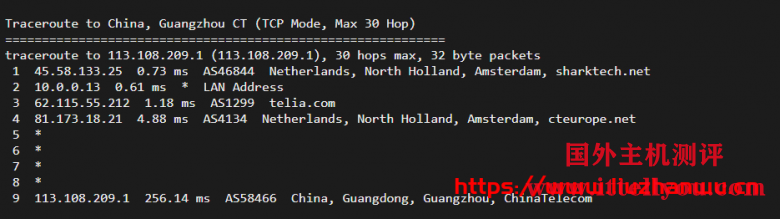 sharktech：荷兰机房1Gbps带宽不限流量服务器简单测评