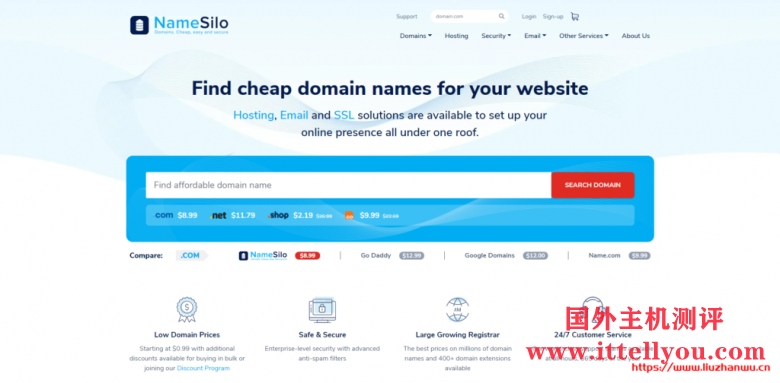【NameSilo】注册局[Verisign]宣布.com域名自2021年9月1日起涨价，可在此之前按现有价格续费最多十年