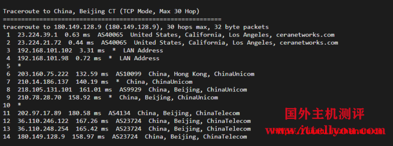 cloudpowerall：洛杉矶回程100M AS9929线路，月付4..99刀，简单测评