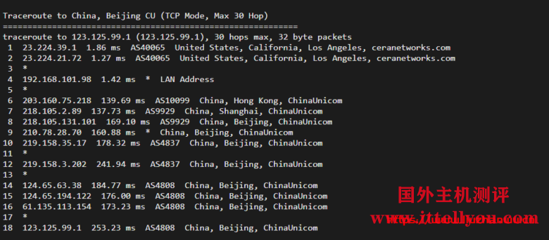 cloudpowerall：洛杉矶回程100M AS9929线路，月付4..99刀，简单测评